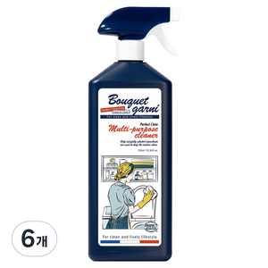 부케가르니 퍼펙트 클리어 다목적 세정제, 750ml, 6개