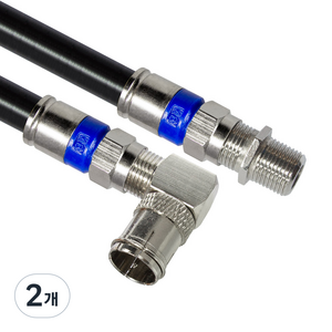 마하링크 국산 RF 안테나 5C 꺾임 연장 수제작 동축 케이블, MLZ-RLA050 (5m), 2개