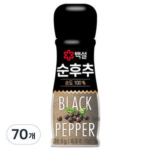 백설 순도 100% 순후추, 38.5g, 70개