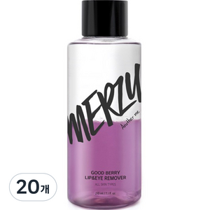 머지 굿 베리 립 앤 아이 리무버, 20개, 210ml