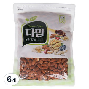 다맘 볶음아몬드, 1kg, 6개