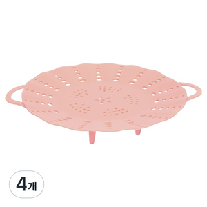 실리팟 프리미엄 찜기받침 피치핑크, 25.1cm, 4개