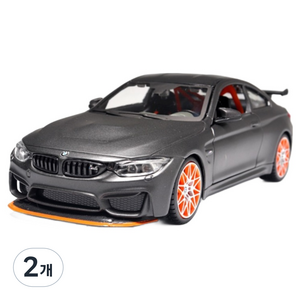 마이스토 1:24 BMW M4 GTS 자동차 다이캐스트 모형, 2개, 그레이