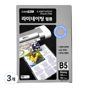 라미에이스 라미네이팅 필름 코팅지 100mic, B5, 300개