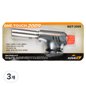 코베아 원터치 토치 2009 KGT-2009, 혼합색상, 3개