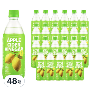 클룹 애사비소다 레몬비니거 제로 탄산음료, 500ml, 48개