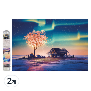 성인 미니 유명한 그림 풍경 퍼즐, 234피스, 디자인7, 2개
