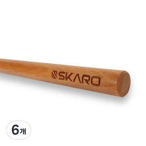 스카로 스트레칭바 SBB-180, 브라운, 6개