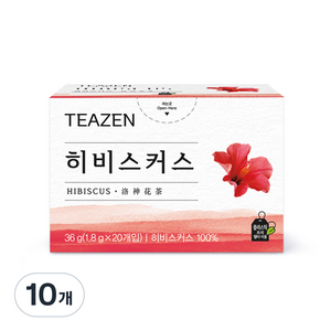 티젠 히비스커스, 1.8g, 20개입, 10개