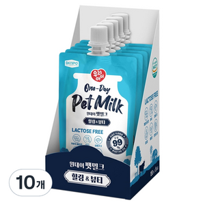 데이스포 강아지 우리아이 원데이 펫밀크 힐링 앤 뷰티, 힐링앤뷰티, 150ml, 10개