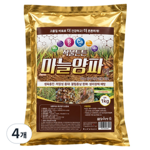 호미닷컴 작물튼튼 마늘양파에 붕소 칼슘 복합비료, 4개