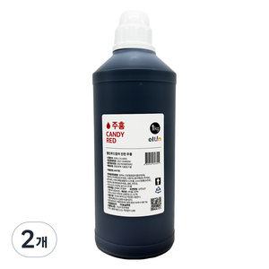 엘틴 푸드칼라 식용색소 진한 주홍, 1kg, 2개