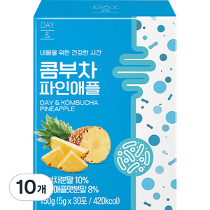 데이앤 콤부차 파인애플 30p, 5g, 30개입, 10개
