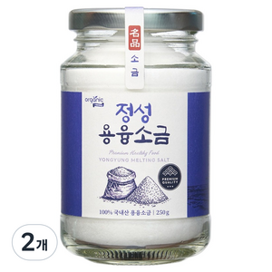 오가닉프렌즈 정성 용융소금, 2개, 250g