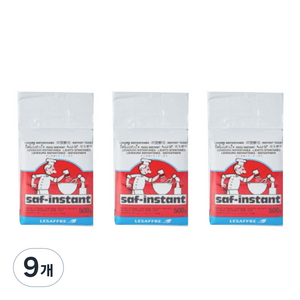 사프인스턴트 저당 이스트 레드, 125g, 9개