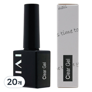 아이빛 베러톤 젤네일 클리어젤, 20개, 10ml