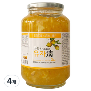 파낙스 전남 고흥 유자청, 2kg, 1개입, 4개