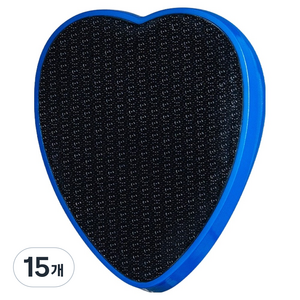 크블랑스 예쁜 하트 발각질 제거기 블루 72 x 90 mm, 15개, 100g