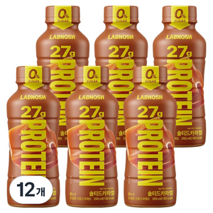 랩노쉬 프로틴 드링크 솔티드카라멜, 12개, 350ml