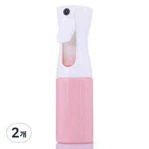 제이앤케이상점 압축식 분무기 160ml, 화이트 + 핑크, 2개