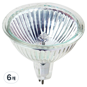 할로겐 램프 50W KDT-OM MR16, 전구색, 6개