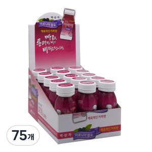 장 앤 아싸이 쾌변 장청소 식이섬유 음료, 75개, 100ml