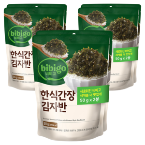 비비고 한식간장김자반, 50g, 6개