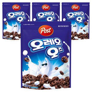 오레오오즈 시리얼, 450g, 4개