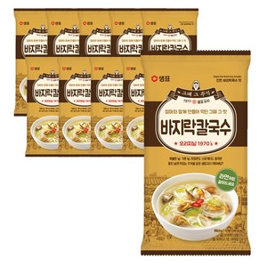 샘표국시 바지락 칼국수, 100.3g, 10개