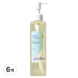 플로디카 굿 투 리프레싱 클렌징오일, 6개, 195ml
