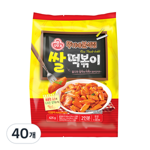 오뚜기 뚜기네분식집 쌀떡볶이, 426g, 40개