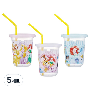 스케이터 SIH2ST 시피컵 230ml x 3종 세트, 디즈니 Princess, 5세트