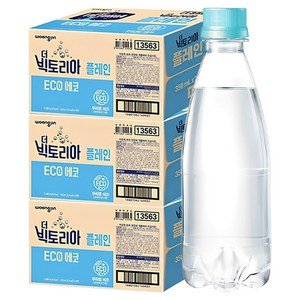 웅진빅토리아 플레인 탄산수 에코 무라벨, 350ml, 60개