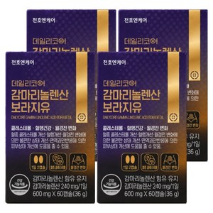 데일리코어 감마리놀렌산 보라지유, 60정, 4개