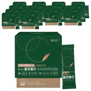 대상웰라이프 정품 면역엔 클로렐라 30p, 81g, 15개