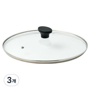 모던하우스 다용도 냄비프라이팬 유리뚜껑, 3개, 28cm