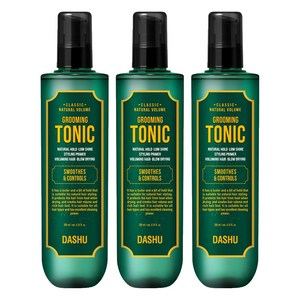 다슈 클래식 내추럴 볼륨 그루밍 토닉 펌프, 3개, 200ml
