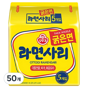 오뚜기 라면사리 굵은면 110g, 50개
