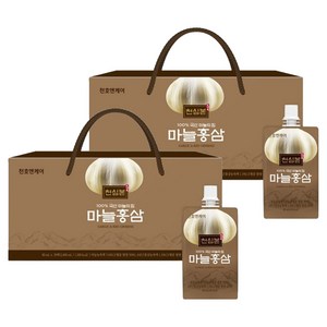 천심본 마늘의 힘 마늘홍삼즙 30p, 2.4L, 2개