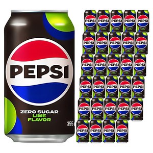 펩시 제로슈거 라임향, 355ml, 72개