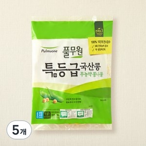풀무원 특등급 국내산콩 무농약 인증 콩나물, 250g, 5개