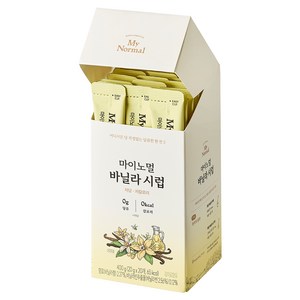 마이노멀 저당 저칼로리 Zero 바닐라 시럽 스틱 20p, 400g, 1개