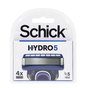 쉬크 하이드로 5중 면도날, 4개입, 1개