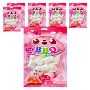 BBQ 바베큐용 머쉬멜로, 90g, 6개