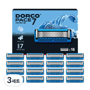 PACE 도루코 7 면도날 기획세트 6호, 16개입, 3세트