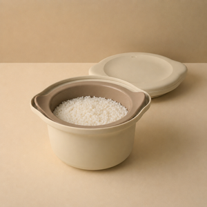락앤락 바로한끼 실리콘 칼로리 컷 밥솥 1.4L, 아이보리, 1개