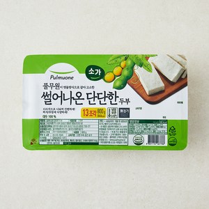 풀무원 소가 썰어나온 단단한 두부, 800g, 1개