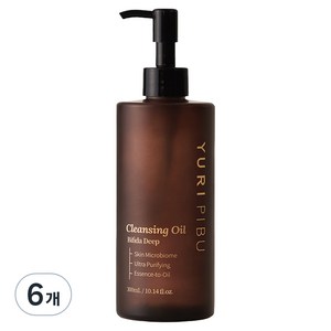 유리피부 비피다 딥 클렌징 오일, 6개, 300ml