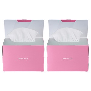 바닐라코 쏙쏙 페이셜 티슈 화장솜, 100매입, 2개