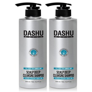 다슈 데일리 두피 딥클렌징 기능성샴푸, 500ml, 2개